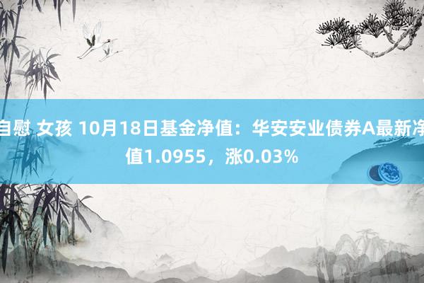 自慰 女孩 10月18日基金净值：华安安业债券A最新净值1.0955，涨0.03%