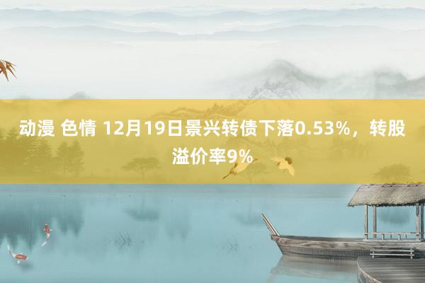 动漫 色情 12月19日景兴转债下落0.53%，转股溢价率9%