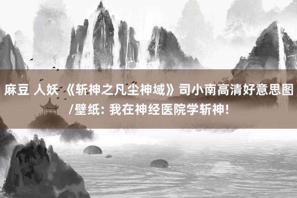 麻豆 人妖 《斩神之凡尘神域》司小南高清好意思图/壁纸: 我在神经医院学斩神!